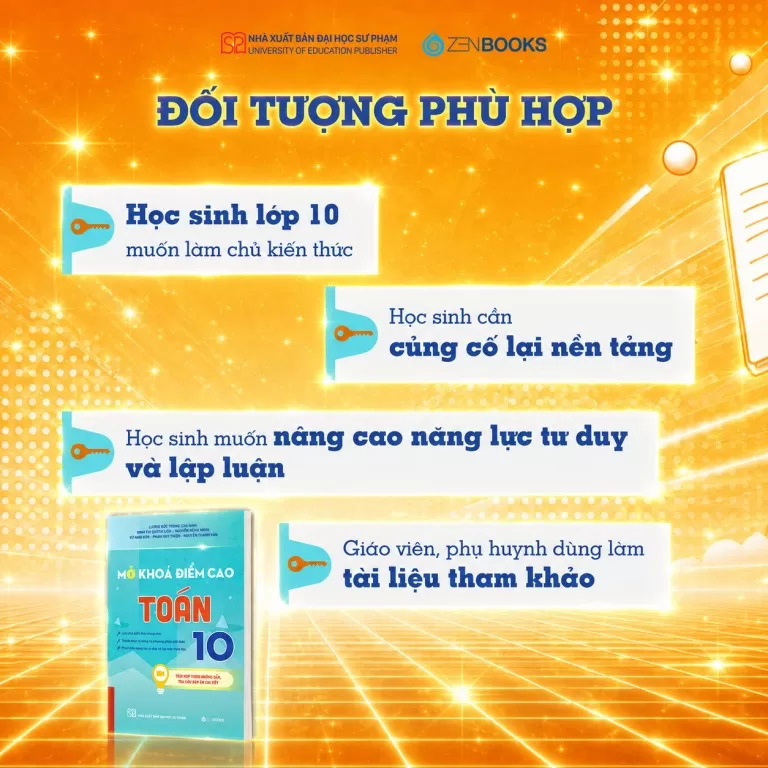 MỞ KHÓA ĐIỂM CAO TOÁN LỚP 10
